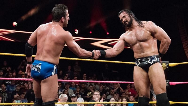 Roderick Strong had to settle for just a handshake, instead of a championship