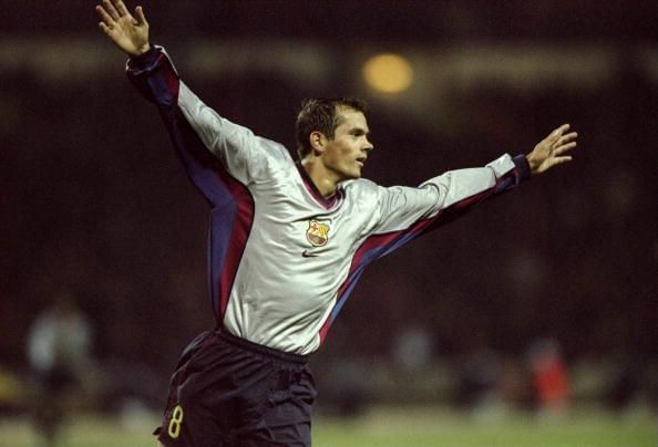 Phillip Cocu of Barcelona