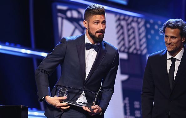Twitter reacts after Olivier Giroud wins the Puskas Award for 2017 Goal of the Year