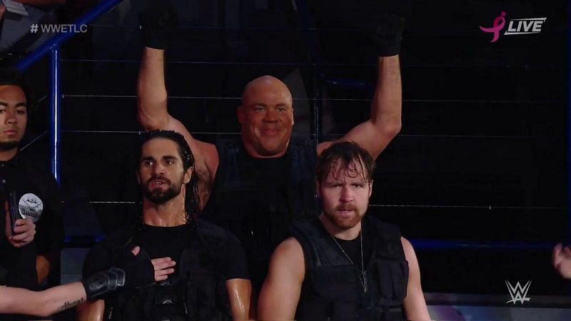 We love Kurt Angle, but he should have come out on his own