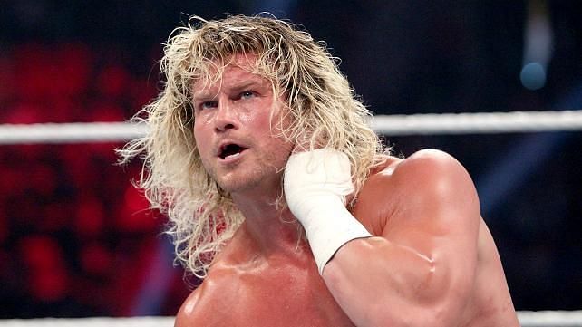 Dolph Ziggler in the ring after losing