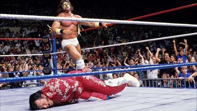 The Ultimate Warrior ended the Honky Tonk Man&#039;s record IC title reign