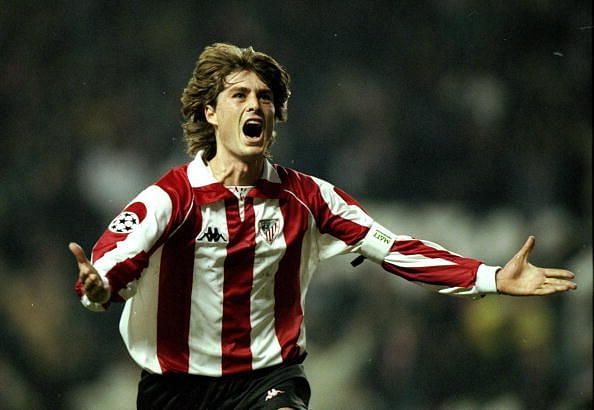 Athletic Bilbao v Galatasary Julen Guerrero of Athletic Bilbao