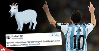 Twitter explodes as Lionel Messi's hat-trick seals Argentina's World Cup qualification