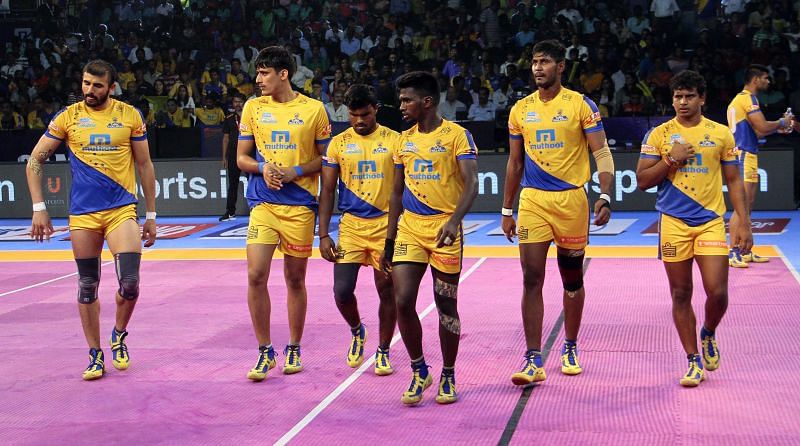 The Thalaivas struggled to get the better of their opponents in crucial moments