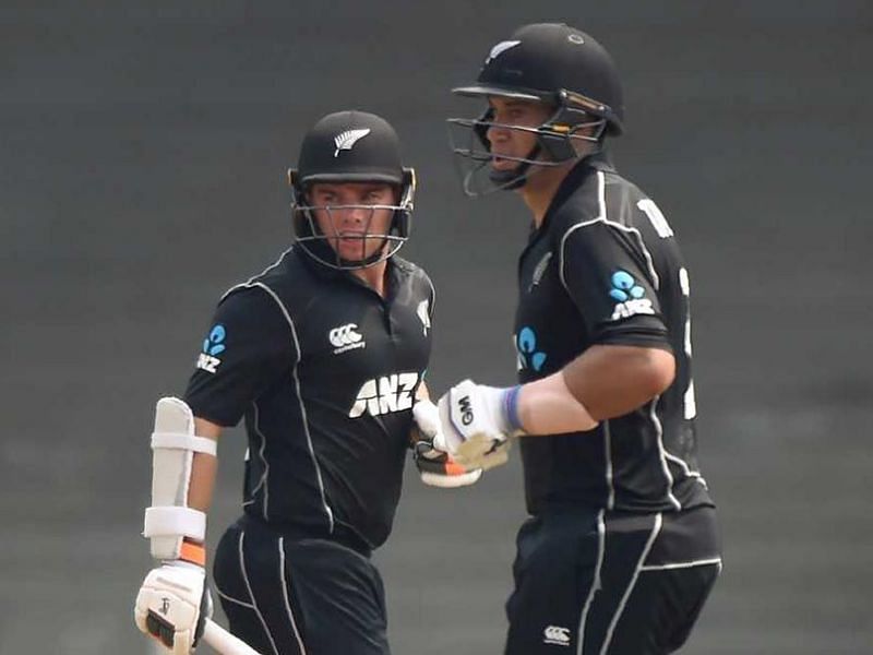 Ross Taylor Tom Latham India New Zealand Cricket