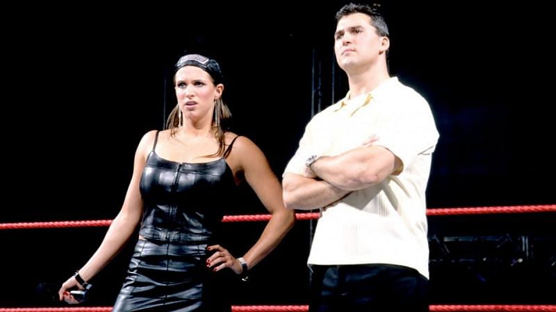 Stephanie and Shane McMahon