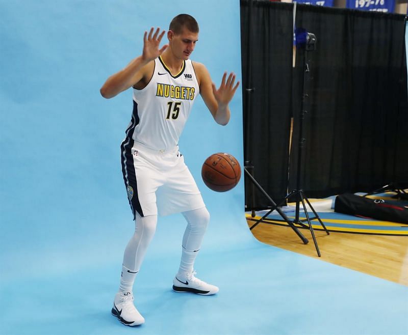 Nikola Jokic at 2017 Media Day