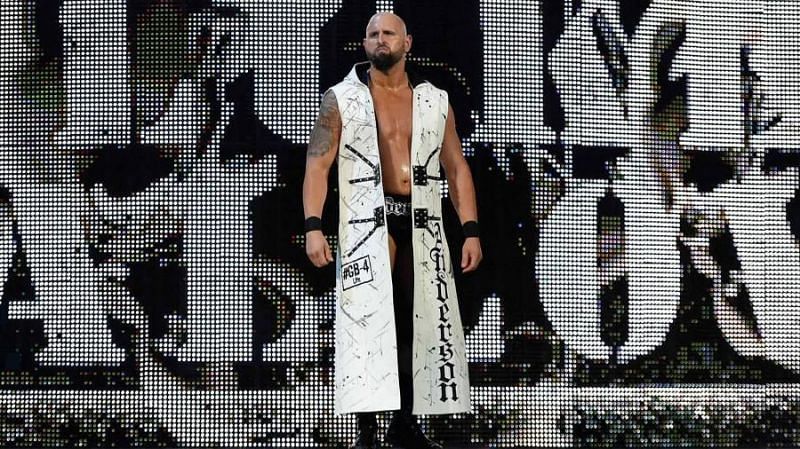 Karl Anderson on the ramp during his ring entrance
