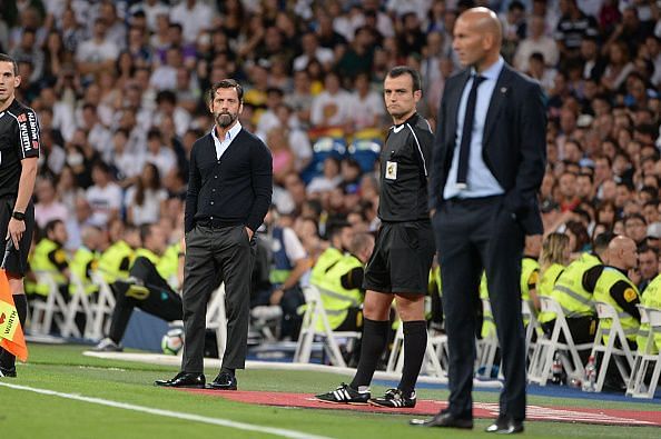 Quique Sanchez Flores Zinedine Zidane