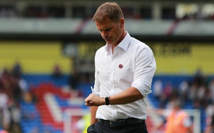 Frank de Boer was sacked after Crystal Palace&#039;s dismal start to the season