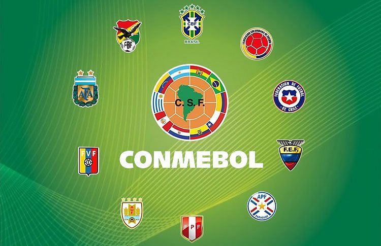 The teams in Confederaci&Atilde;&sup3;n Sudamericana de F&Atilde;&ordm;tbol( CONMEBOL)