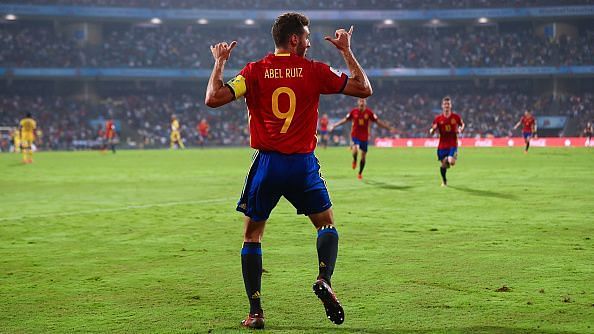 Spain also have a goal machine of their own in captain Abel Ruiz