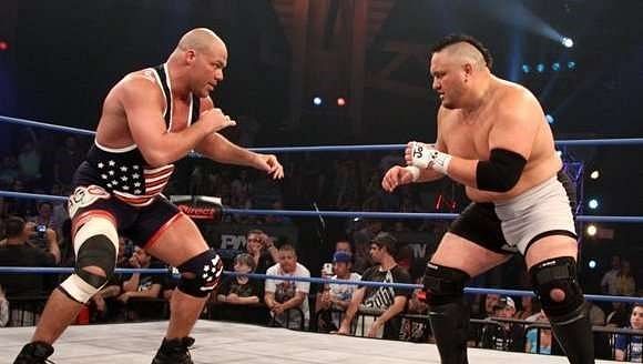 Kurt Angle put on multiple classics against Samoa Joe in TNA