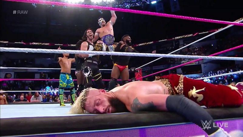 Mustafa Ali&#039;s interference caused Enzo Amore to lose the Cruiserweight Title to Kalisto.