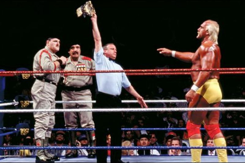 Sgt. Slaughter vs. Hulk Hogan