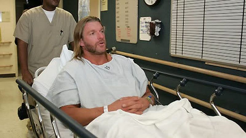 Triple H going in for surgery