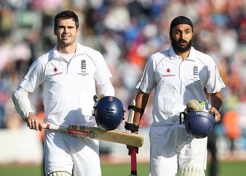 Image result for Monty Panesar and James Anderson (2009)