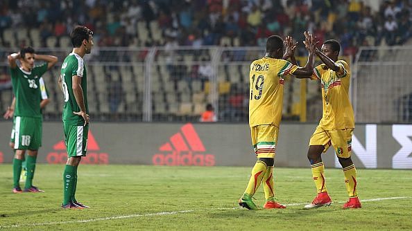 Mali humbled Asian champions Iraq 5-1 on the way