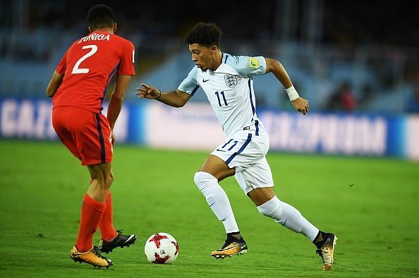 Sancho in action against Chile