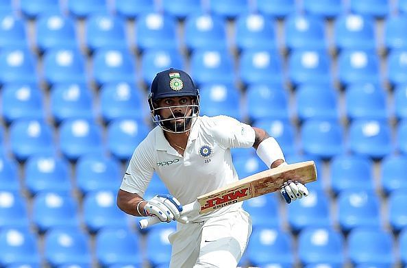 Kohli has not always fared well in whites