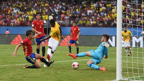 Brazil came out with the upper hand against Spain in their opening FIFA U17 World Cup match.