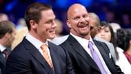 Stone Cold sat with John Cena at the Hall of Fame