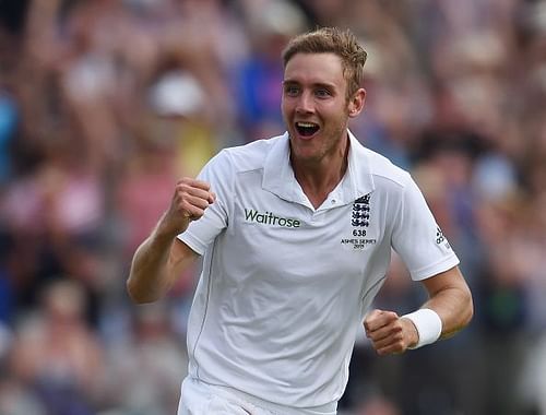 Stuart Broad running riot v Australia