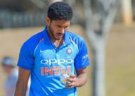 Thampi in action for India