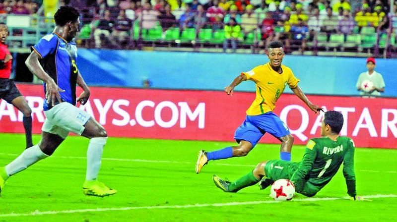 Brazil knocked Honduras out with a 3-0 win (image source: Asian Age)