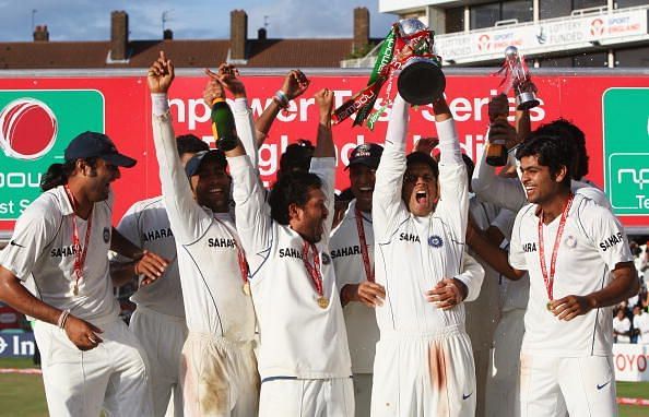 Image result for 2007 ind vs england series winners