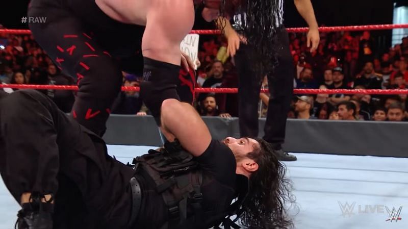Kane destroys Seth Rollins