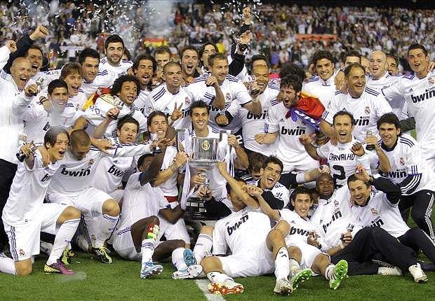 Image result for real madrid 2011-12 season league trophy