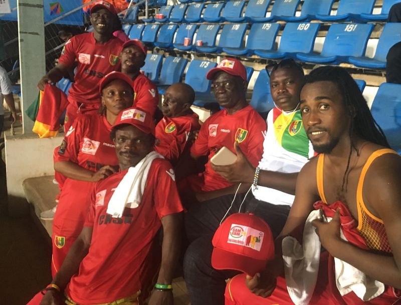 Guinea fans out in full force at the FIFA U-17 World Cup