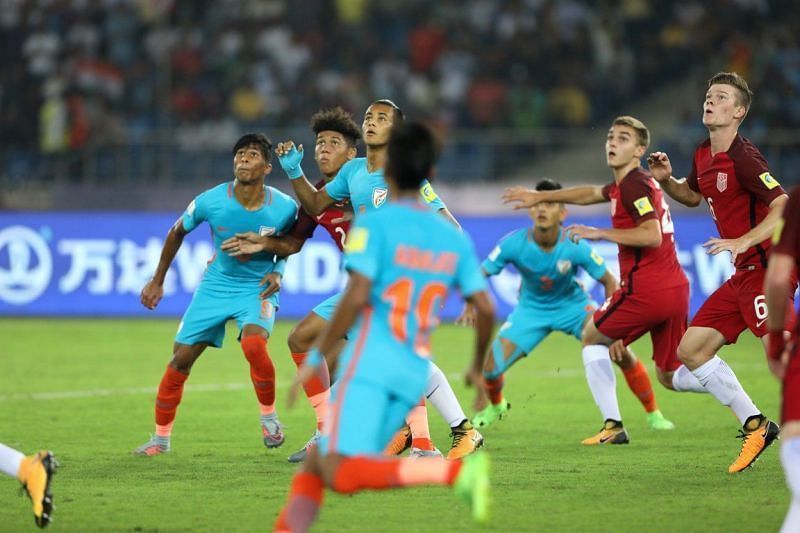 The Indian players made some attacks throughout the game