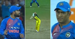 Dhoni, Kohli mess up DRS call as Australia level the T20I series