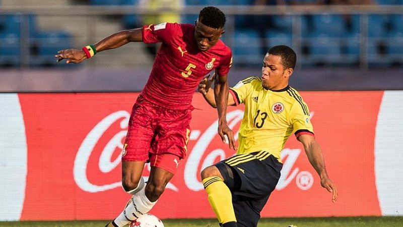 Colombia lost to Ghana 1-0 in their 1st game