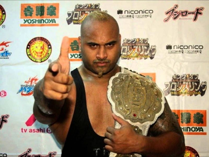 Heâs big, heâs menacing, he can talk...and heâs got job security in New Japan.