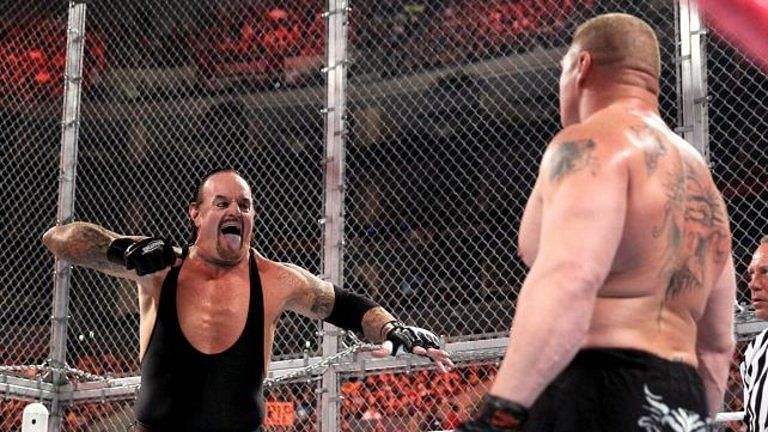 Brock Lesnar defeated Undertaker twice in HIAC