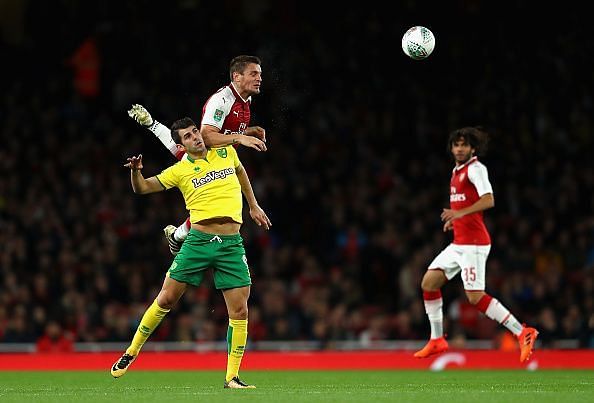 Arsenal v Norwich City - Carabao Cup Fourth Round