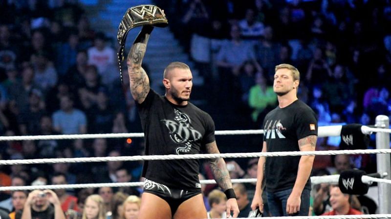 Randy Orton and Edge were part of the heel faction Rated RKO