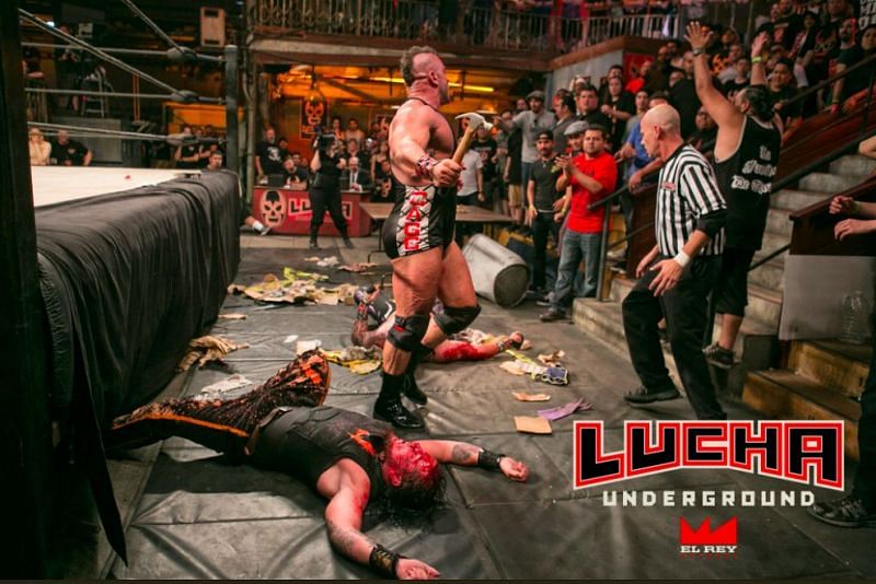 There was violence-a-plenty in the final episode of Lucha Underground Season 3