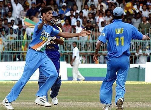 Image result for ashish nehra (Colombo - 2005)