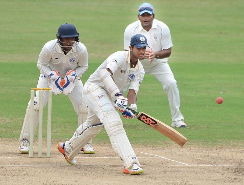 Sundar strode out with skipper Mukund in their first innings and looked positive right from ball one