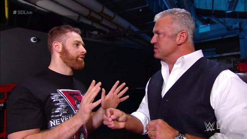 Image result for shane mcmahon vs sami Zayn