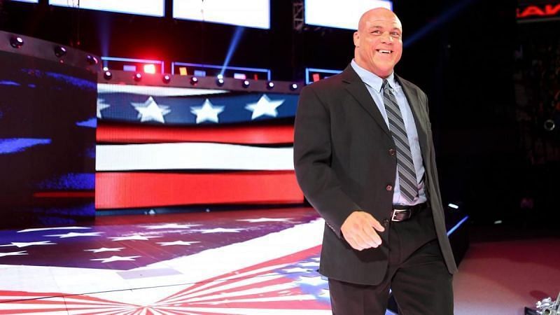 Kurt Angle wrestled for the first time in eleven years, but he was never supposed to