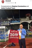Arsenal show great gesture for Indian team following their qualification to AFC Asian Cup 2019