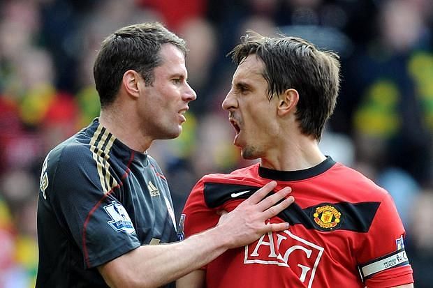 Image result for neville vs Carragher