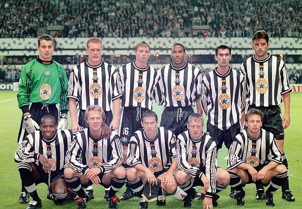 Newcastle United v Barcelona UEFA Champions League 1997