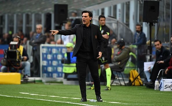 Why Vincenzo Montella is walking on thin ice at AC Milan
